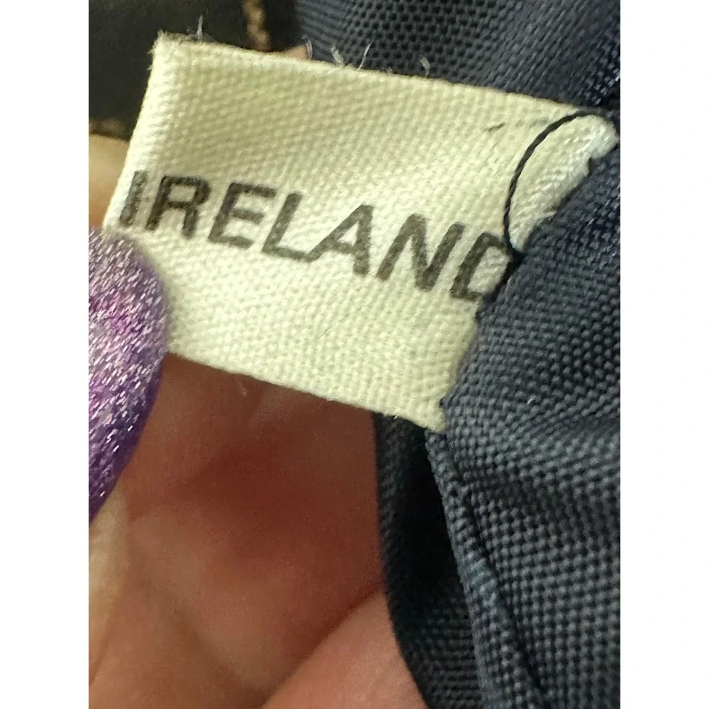 Carlo Boscani 100% Cashmere Blazer 44R Navy Blue Made in Ireland Button Crest